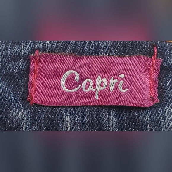 Vigoss Capri Jeans Womens Size 9/10 30 Blue Denim Distressed Style EC215 NWT - Picture 11 of 13